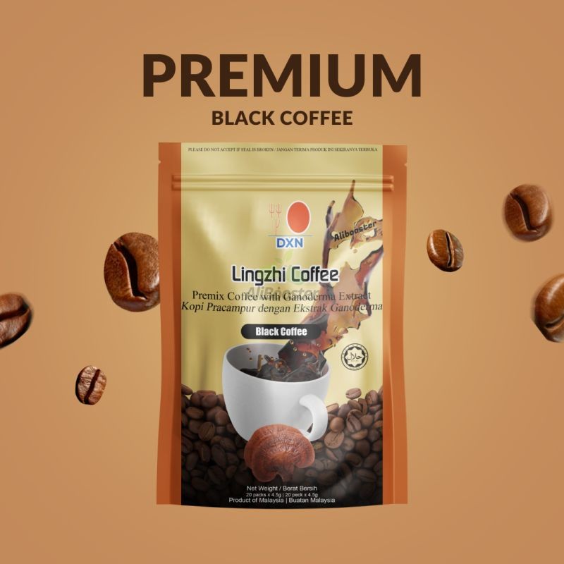 Coffee DXN Lingzhi Ganoderma Mushroom Reishi BLACK COFFEE