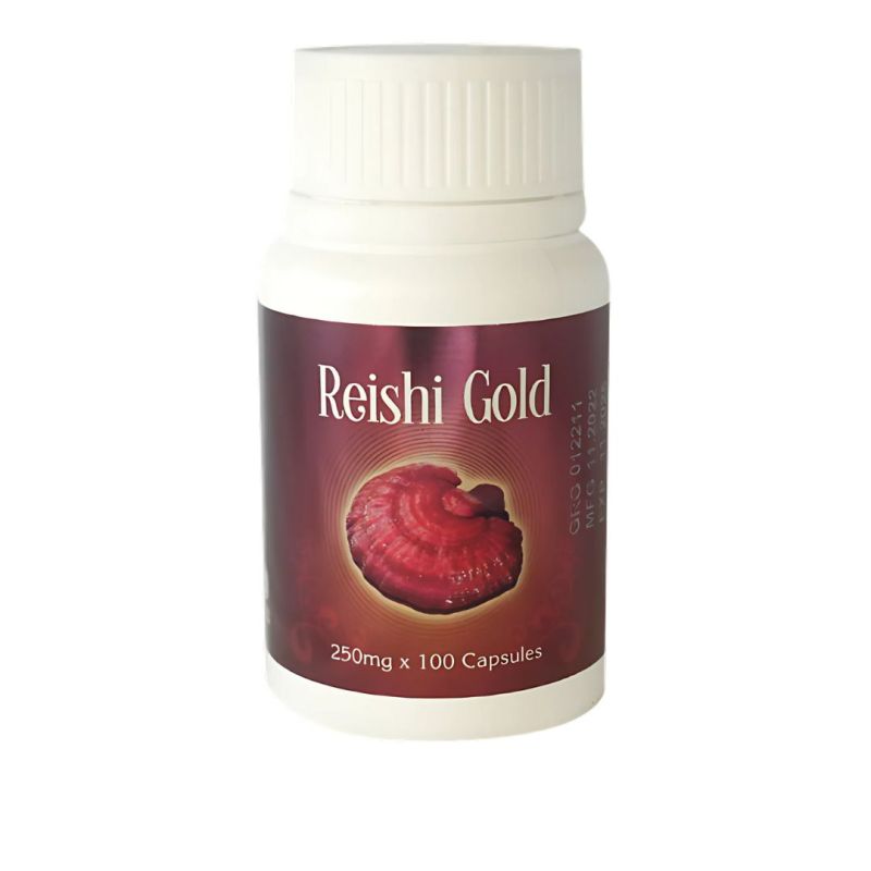 Reishi Gold - 100 cápsulas de Ganoderma 100% puro