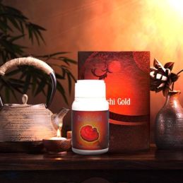 Reishi Gold - 100 cápsulas de Ganoderma 100% puro