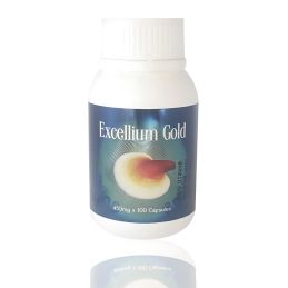 Excellium Gold - 100 κάψουλες Ganoderma συγκεντρωμένος