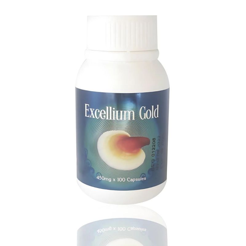 Excellium Gold - 100 capsule de Mycelium de Ganoderma concentrat