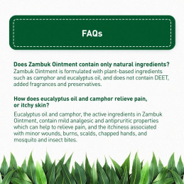 Zam-Buk cream pommade 18g - Eucalyptus + Camphre