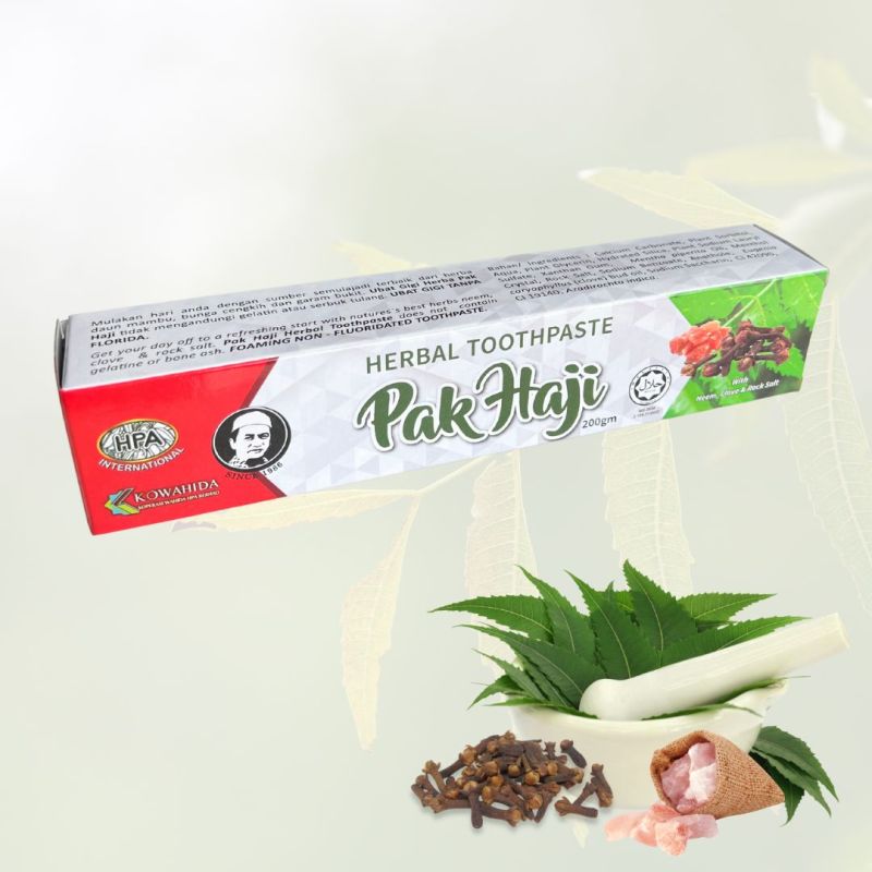 Natural toothpaste with cloves, Neem and gem salt