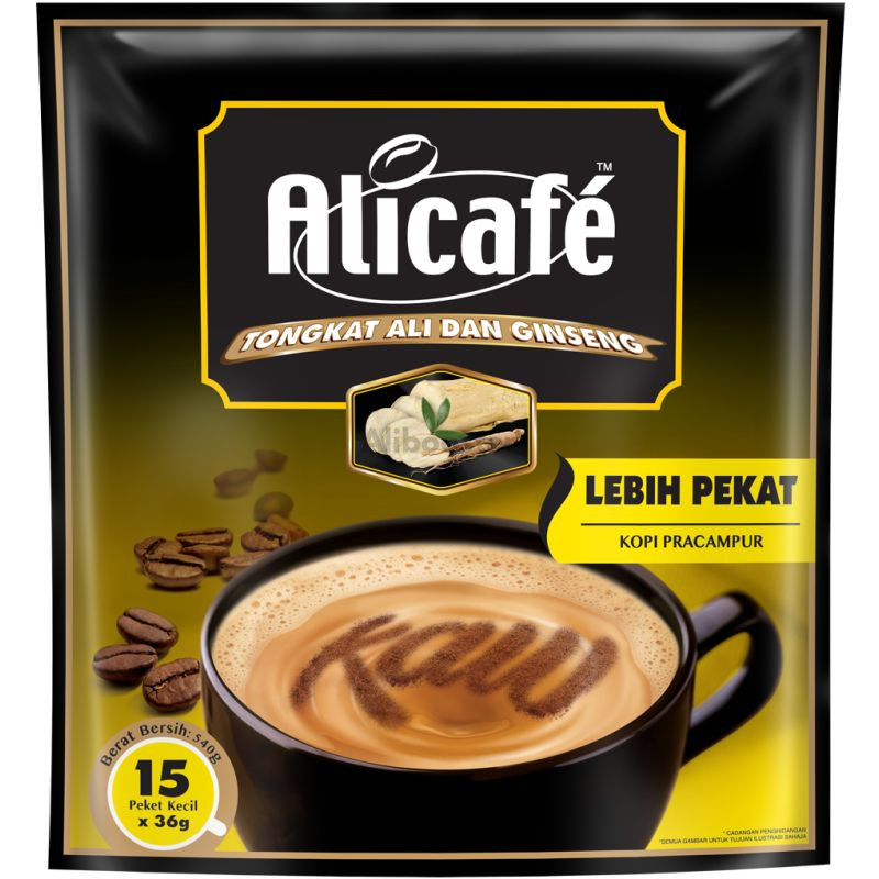 Caffè Tongkat Ali e ginseng - 15 bustine di 36g