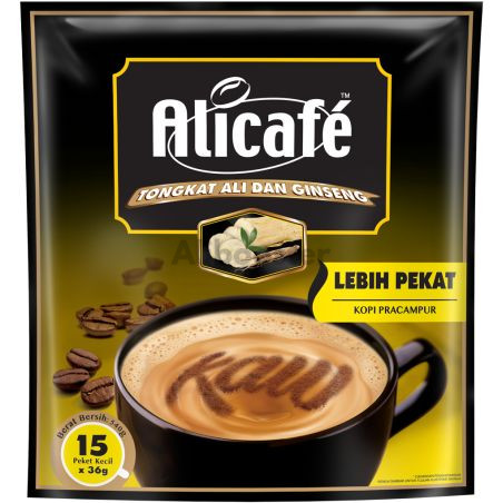 Café Tongkat Ali e ginseng - 15 saquetas de 36g