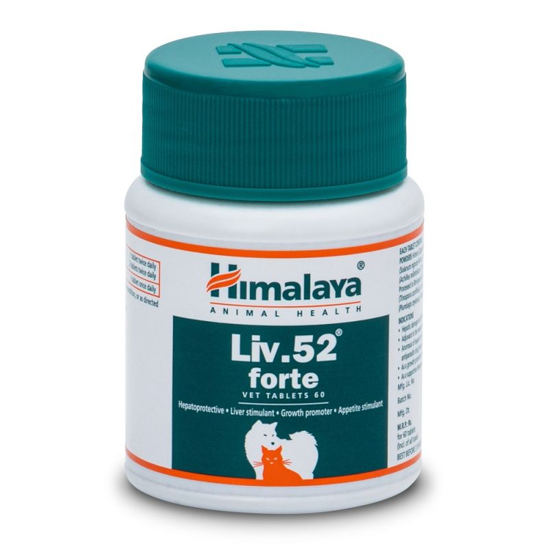 Liv.52 Forte Vet - Suplemento alimentar natural para cães e gatos