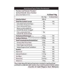 Polvere di foglie di Pandan