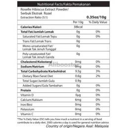 Poudre de roselle hibiscus