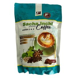 Café árabe baseado em Sacha Inchi, nano açúcar, inulin