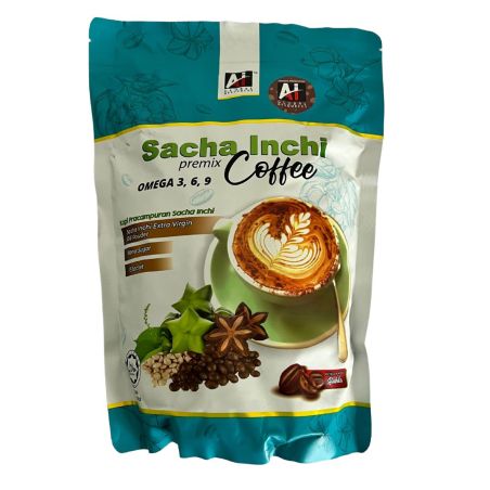 Arabische koffie op basis van Sacha Inchi, nano suiker, inuline