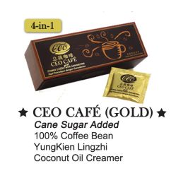 CEO Café - Brasiliansk kaffe beriget med Ganoderma Yung Kien svamp og kokosolie