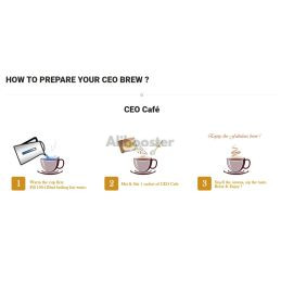 CEO Café - o cafea braziliană îmbogățită cu ciuperci Ganoderma Yung Kien și ulei de nucă de cocos