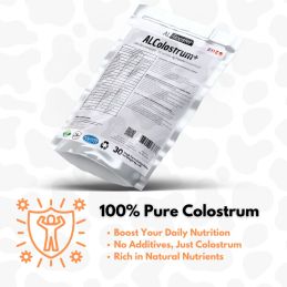 Colostrum premium en poudre - 20% IgG - 30 sachets de 4g