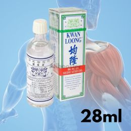 Óleo de massagem Kwan Loong Menthol - Camphre - 28 ml