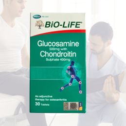 BiO-LiFE Glucosamine 500 mg With Chondroitin Sulphate 400 mg 30 tablet