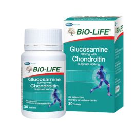 BiO-LiFE Glucosamine 500 mg With Chondroitin Sulphate 400 mg 30 tablet