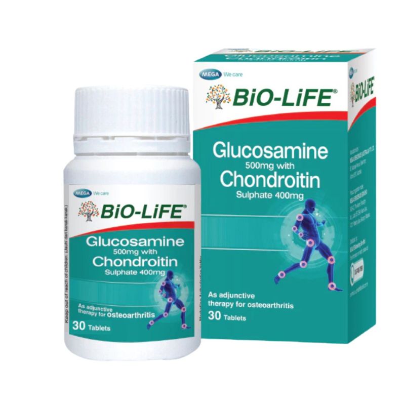 BiO-LiFE Glukosamin 500 mg s chondroitin sulfátem 400 mg 30 tablet