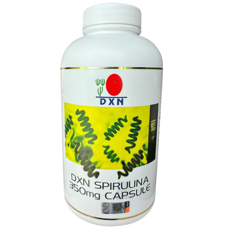 DXN Espirulina 360 cápsulas de suplemento alimenticio de 350 mg