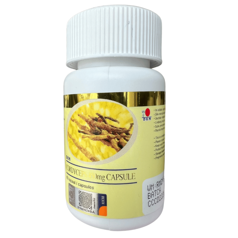 DXN Ciuperci Cordyceps - 60 capsule de 450 mg