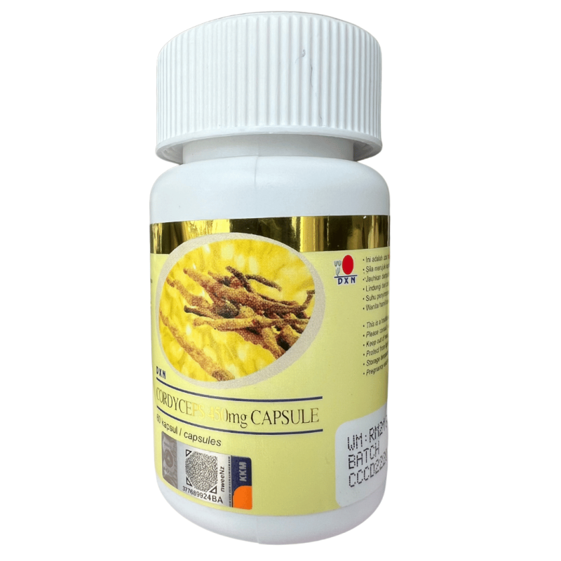 DXN Mushroom Cordyceps - 60 capsules of 450mg