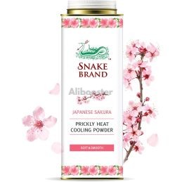 Talco Snake Brand Parfum Sakura 280g - Polvere antitraspirante Fiori di Ciliegio