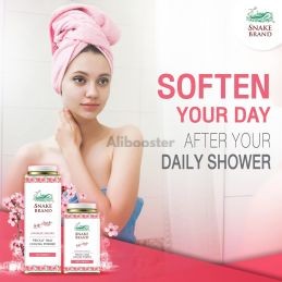 Talc Snake Brand Parfum Sakura 280g - Antiperspirantpulver Kirsebærblomst