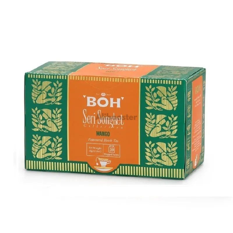 BOH Thé Seri Songket Mangue 20s - Té tropical aromatizado Malasia