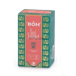 BOH Thé Seri Songket Litchi Rose 20s - Flavored Floral Tea Malaysia
