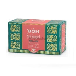 BOH Tea Seri Songket Litchi Rose 20s - Smaksatt blommigt te Malaysia