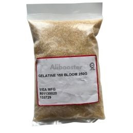 Gelatina en polvo 250g - 250 Bloom Gelificante de primera calidad con certificación Halal