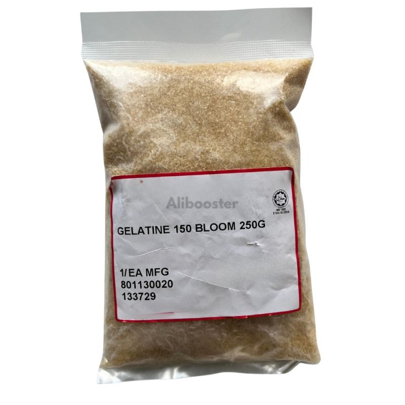Gelatinpulver 250 g - 250 Bloom Halal-sertifisert geleringsmiddel av høy kvalitet
