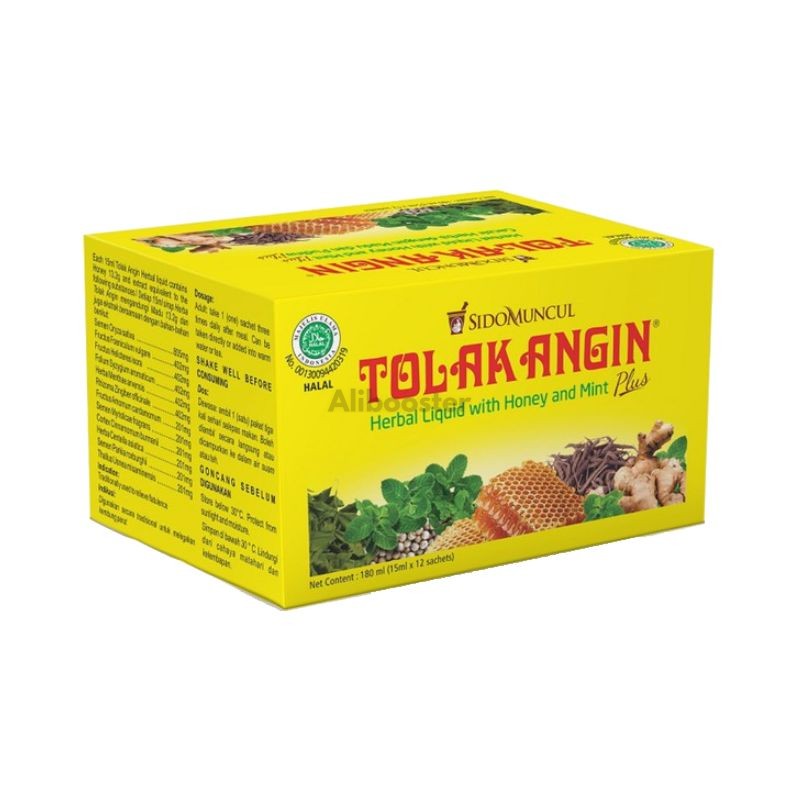 Tolak Angin Plus 12 dospåsar - Traditionell indonesisk ginseng honungsmedicin