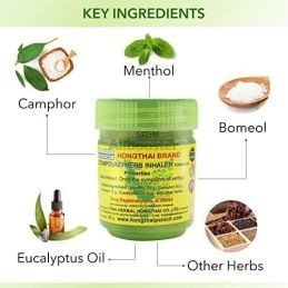 Hongthai Green Herbal Inhaler 5g - Traditional Herbal Inhaler