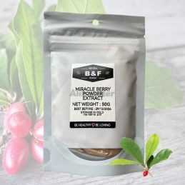 Miracle Berry Extract Powder 50g - Synsepalum Dulcificum Magic Fruit