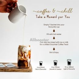 Instant zwarte koffie met Ganoderma - Nugano 30 zakjes Suikervrij