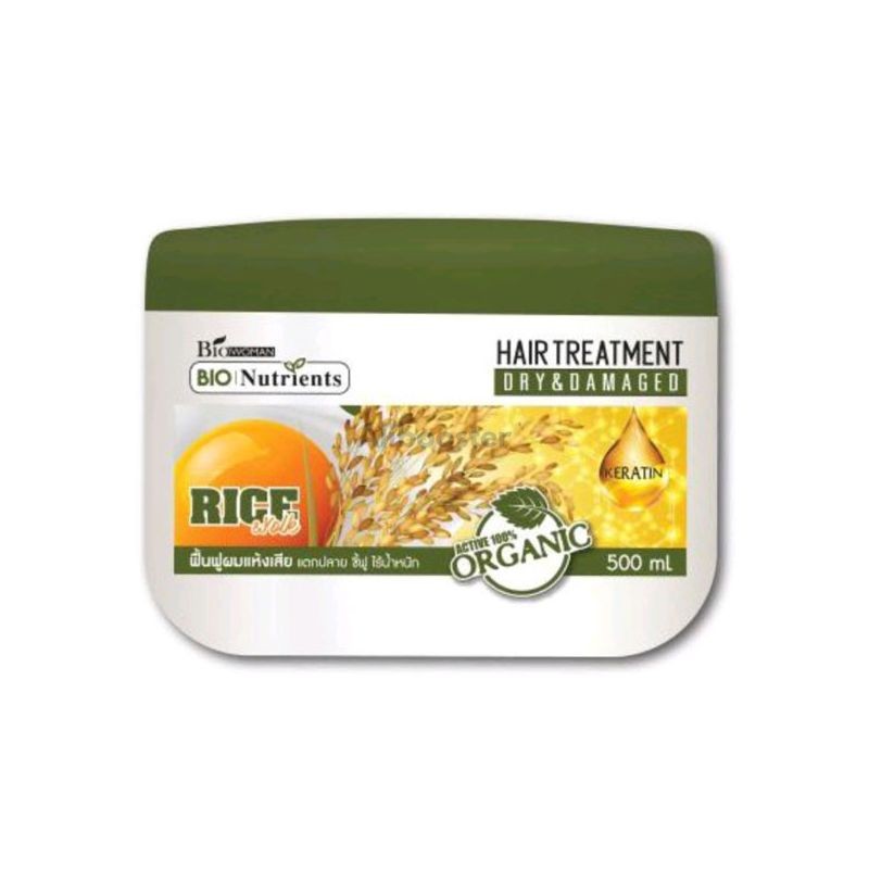 Biowoman Rice Hair Mask - Îngrijire hrănitoare pentru părul uscat și deteriorat - 250 ml