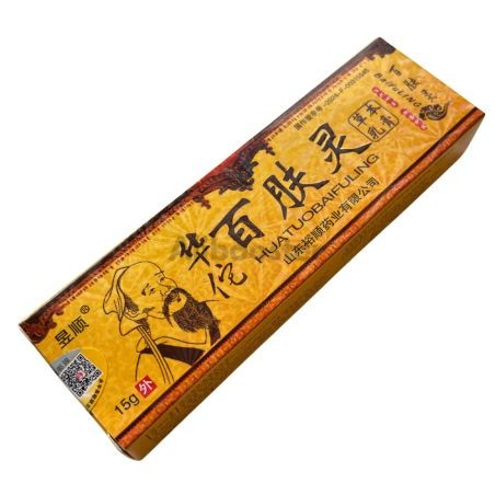 HUATUOBAIFULING krem - Kinesisk urtepleie - Tube 15 g