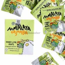 Himalaya Salt Sports Candy Honung Lime 15g x12 - Bonbons Sel Sport Miel Citron