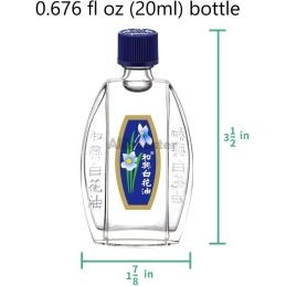 Huile de Massage Hoe Hin White Flower 20ml - Huile Thérapeutique Traditionnelle