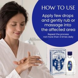 Huile de Massage Hoe Hin White Flower 20ml - Huile Thérapeutique Traditionnelle