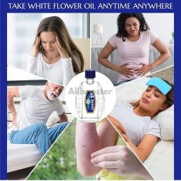 Huile de Massage Hoe Hin White Flower 20ml - Huile Thérapeutique Traditionnelle
