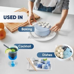 Estratto di fiori di pisello blu in polvere (Clitoria ternatea) 200 g - Colorante naturale