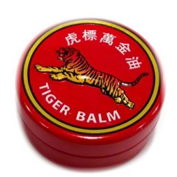 Pacote de 5 Tiger Balms 4g Vermelho - Alívio Rápido de Músculos e Articulações - Cânfora (Cânfora)