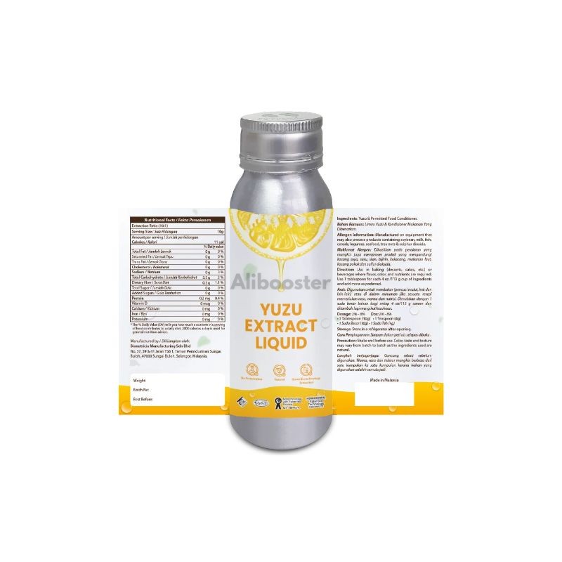 Extrait de Yuzu Liquide Bio Concentré Naturel Antioxydant Vitamine C