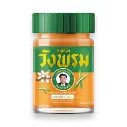 Wangprom Baume Herbal Orange 50g - Baume Anti-Douleur Énergisant