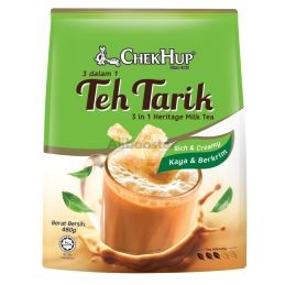 Thé au lait - Teh Tarik instantané au sucre de roche - Chek Hup