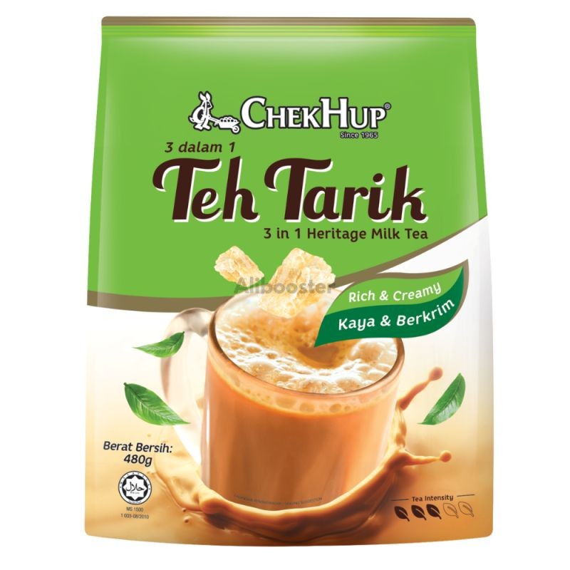 Τσάι με γάλα - Teh Tarik στιγμιαία πέτρινη ζάχαρη - Chek Hup