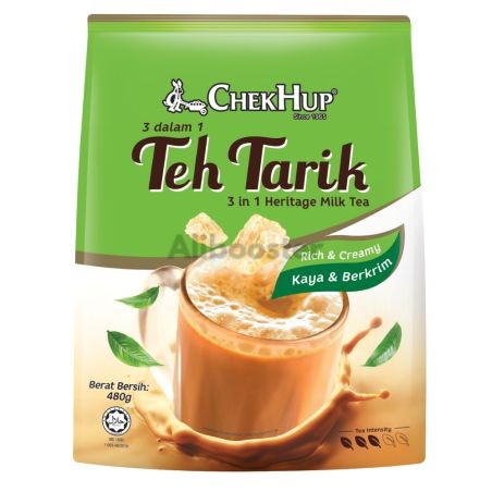 Tee mit Milch - Teh Tarik Instant mit Steinzucker - Chek Hup