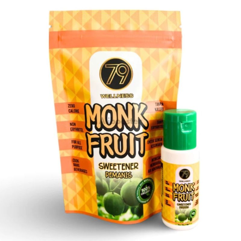 Îndulcitor lichid din fructe de călugăr - 30 ml - Fructe de călugăr naturale zero calorii