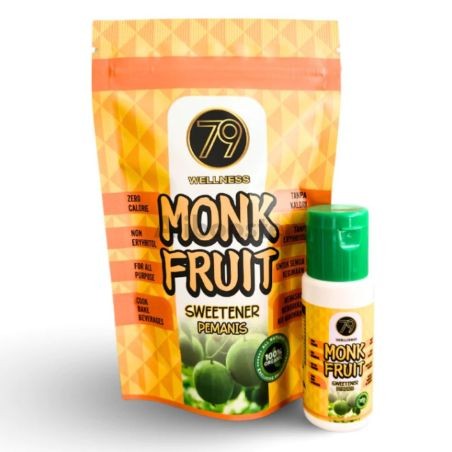 Flydende sødemiddel med munkefrugt - 30 ml - Naturlig munkefrugt uden kalorier